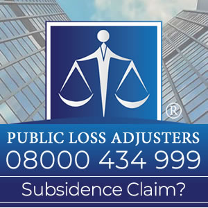 Property damage by subsidence. Public Loss Adjusters are here to help.